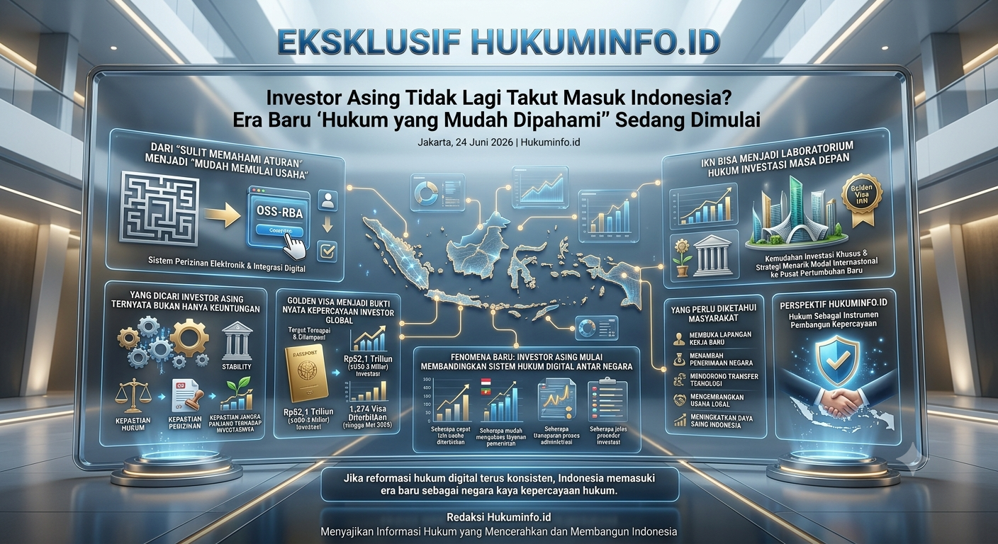 Investor Asing Tidak Lagi Takut Masuk Indonesia? Era Baru "Hukum yang Mudah Dipahami" Sedang Dimulai