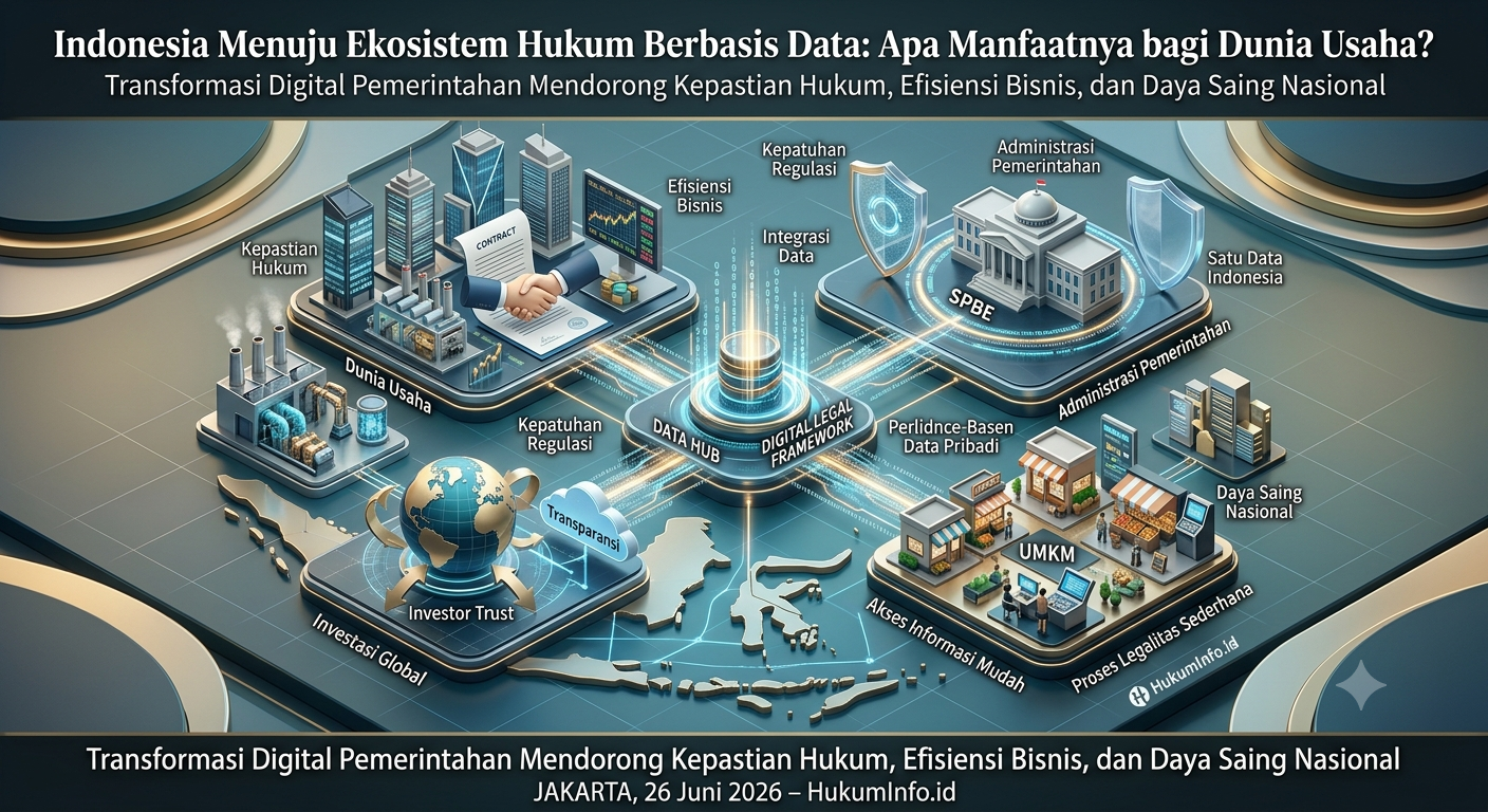 Indonesia Menuju Ekosistem Hukum Berbasis Data: Apa Manfaatnya bagi Dunia Usaha?