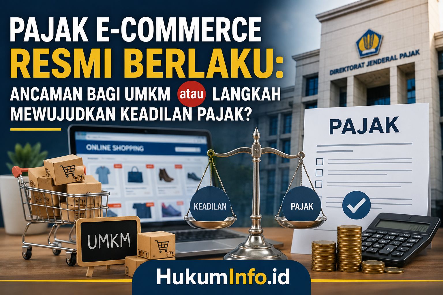 Pajak E-Commerce Resmi Berlaku: Ancaman bagi UMKM atau Langkah Mewujudkan Keadilan Pajak?