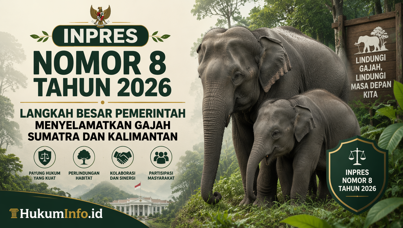 Inpres Nomor 8 Tahun 2026: Langkah Besar Pemerintah Menyelamatkan Gajah Sumatra dan Kalimantan